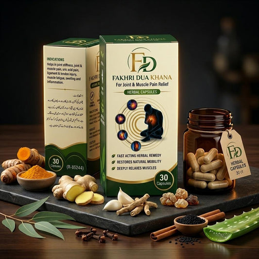 Joint & Muscle Pain Relief Capsules & Balm Combo - Fakhri Dua Khana