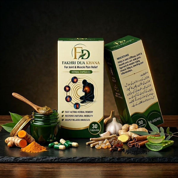 Joint & Muscle Pain Relief Capsules & Balm Combo - Fakhri Dua Khana