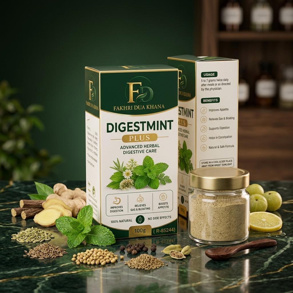 Digestmint Plus Advanced Herbal Digestive Care (100g) - Fakhri Dua Khana