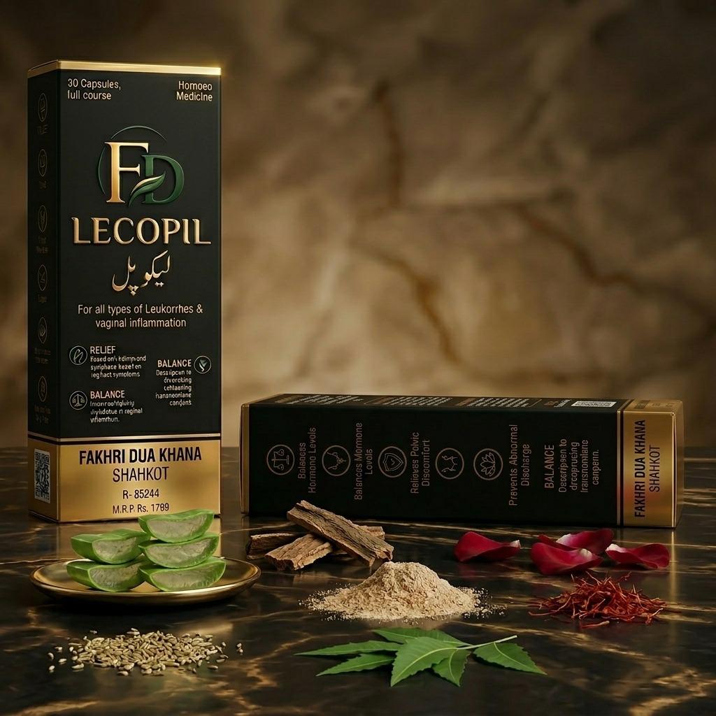 Lecopil Capsules for Leukorrhea Relief - Fakhri Dua Khana