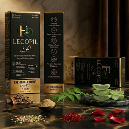 Lecopil Capsules for Leukorrhea Relief - Fakhri Dua Khana